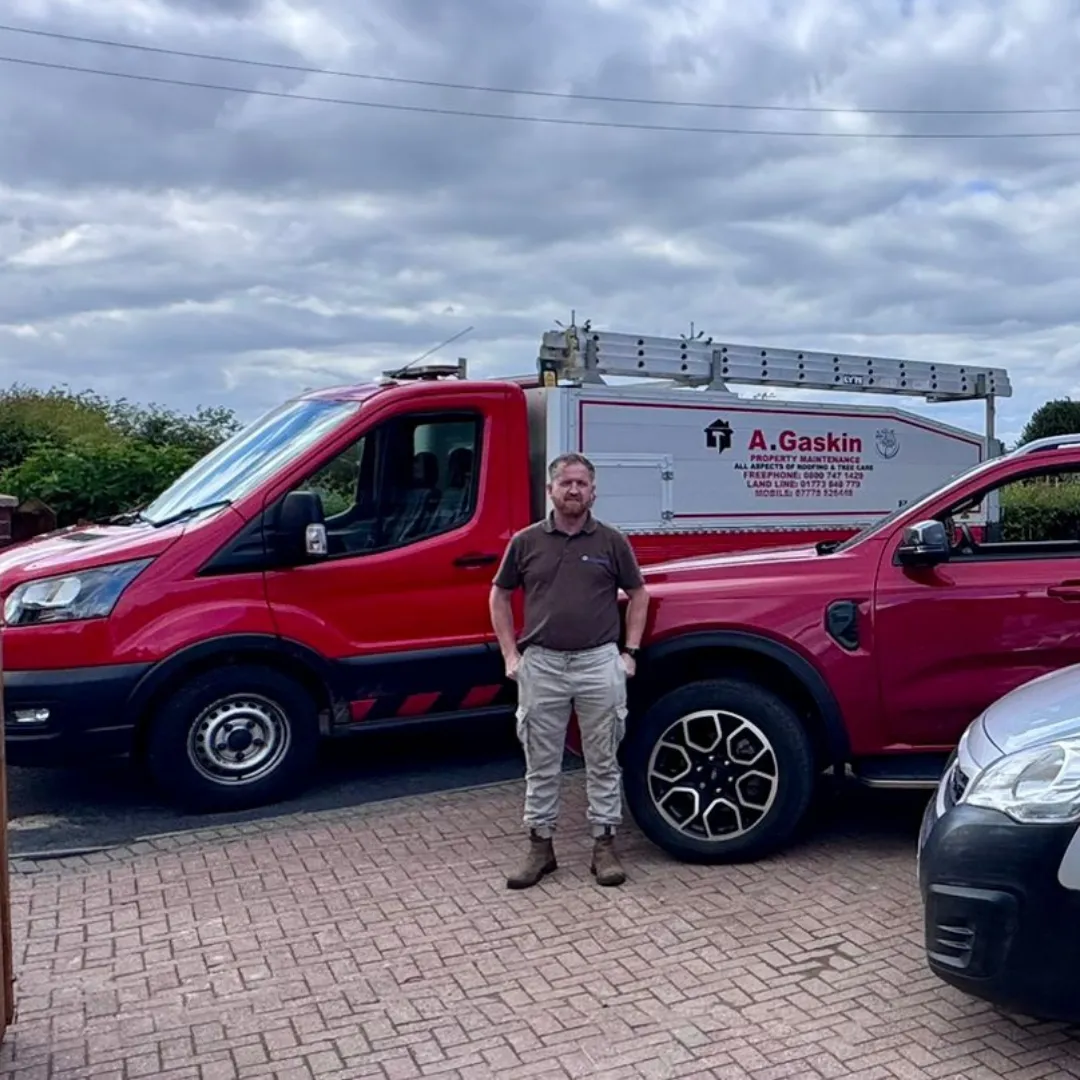 Albert Gaskin, owner of A.Gaskin Roofing