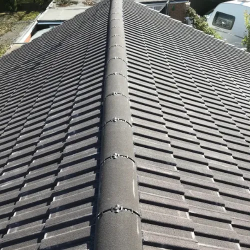 Recent roofing project
