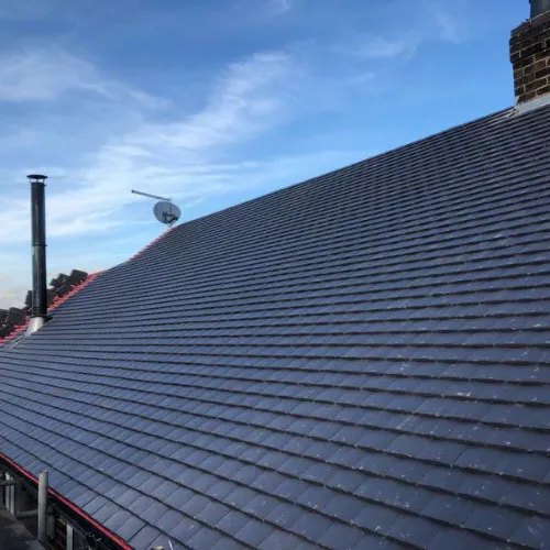 Recent roofing project