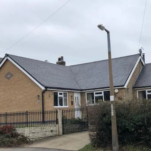 Recent roofing project