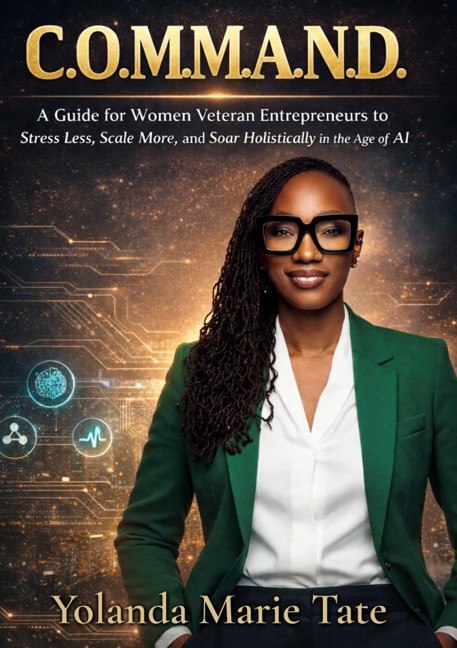 C.O.M.M.A.N.D. book cover by Yolanda Marie Tate