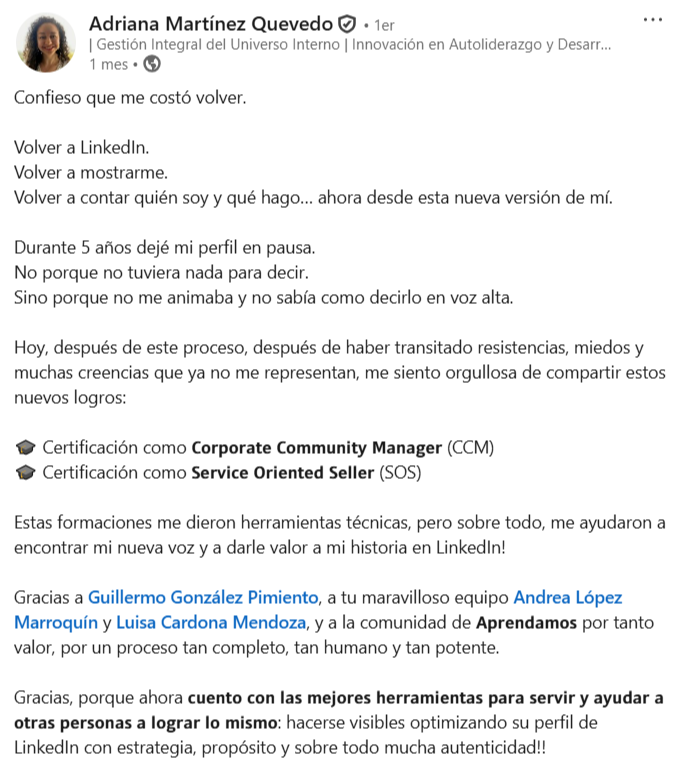 Testimonio de Raida Sánchez