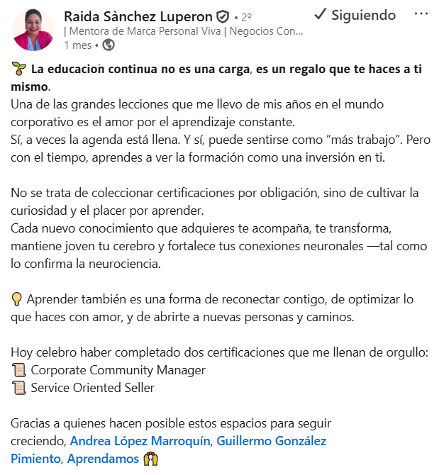 Testimonio de Maru Pacheco