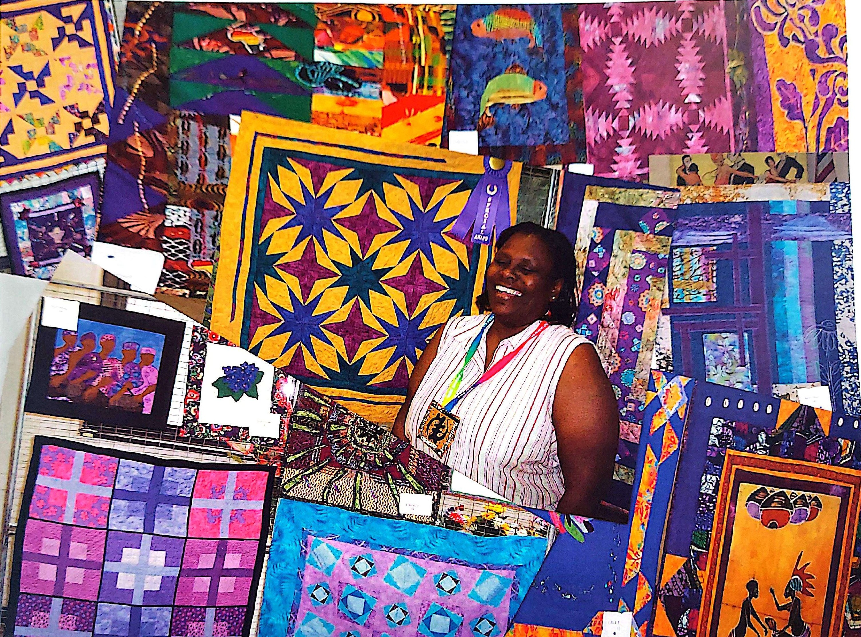 April newsletter cover featuring work by Mariela Irwin