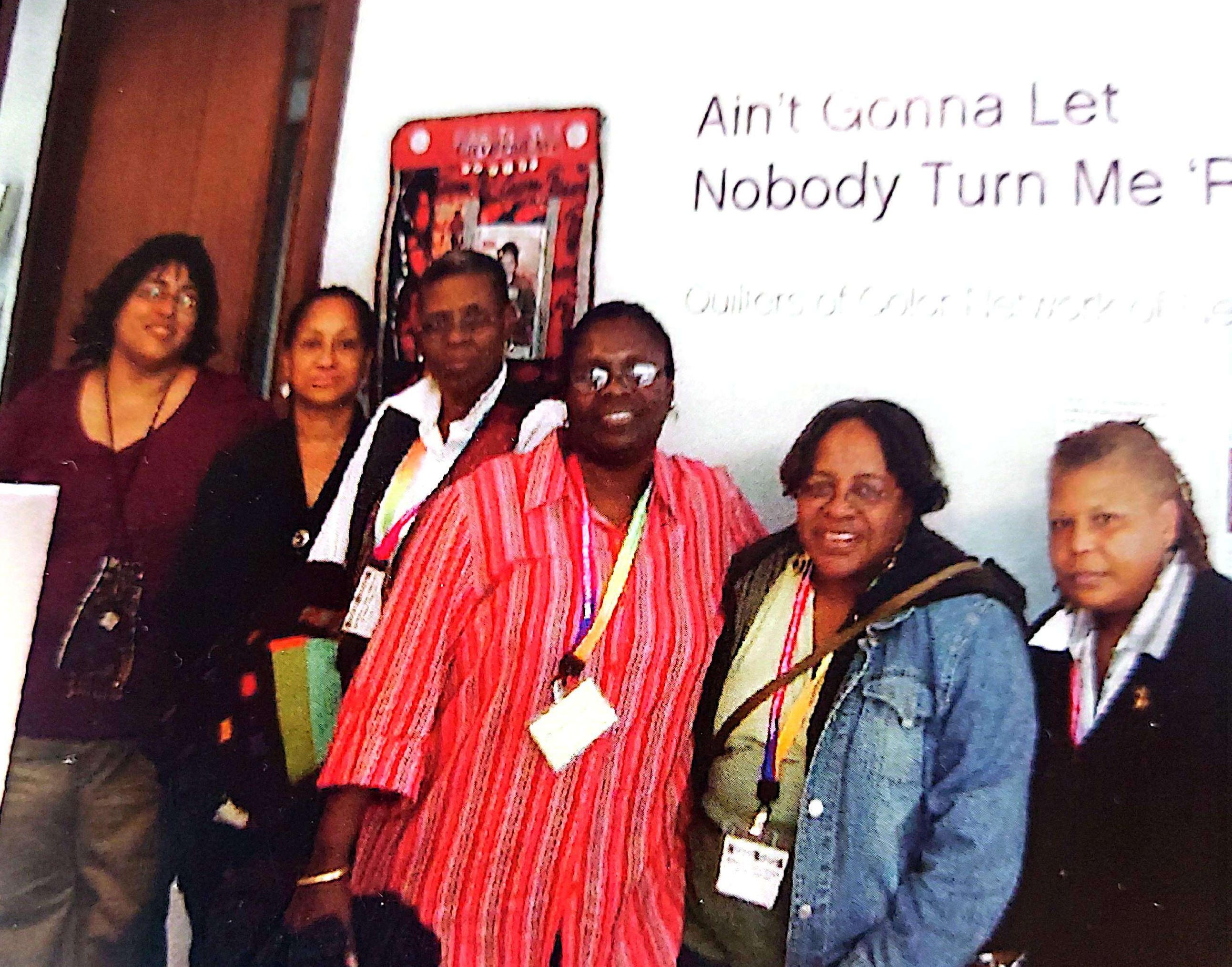QOCNNY members at a quilt exhibition, New York City