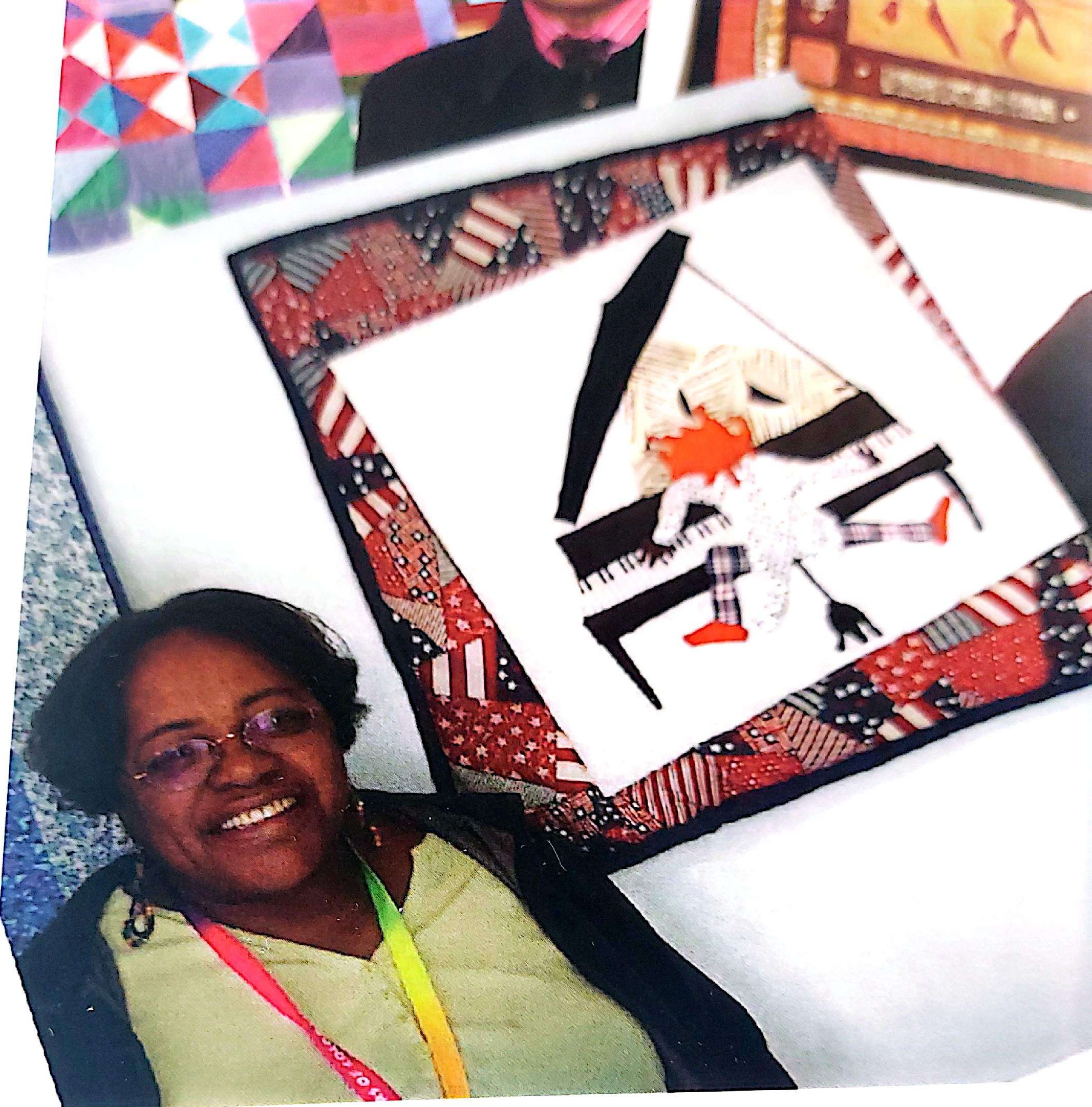 Quilt by Frieda Hoyett, QOCNNY member, May