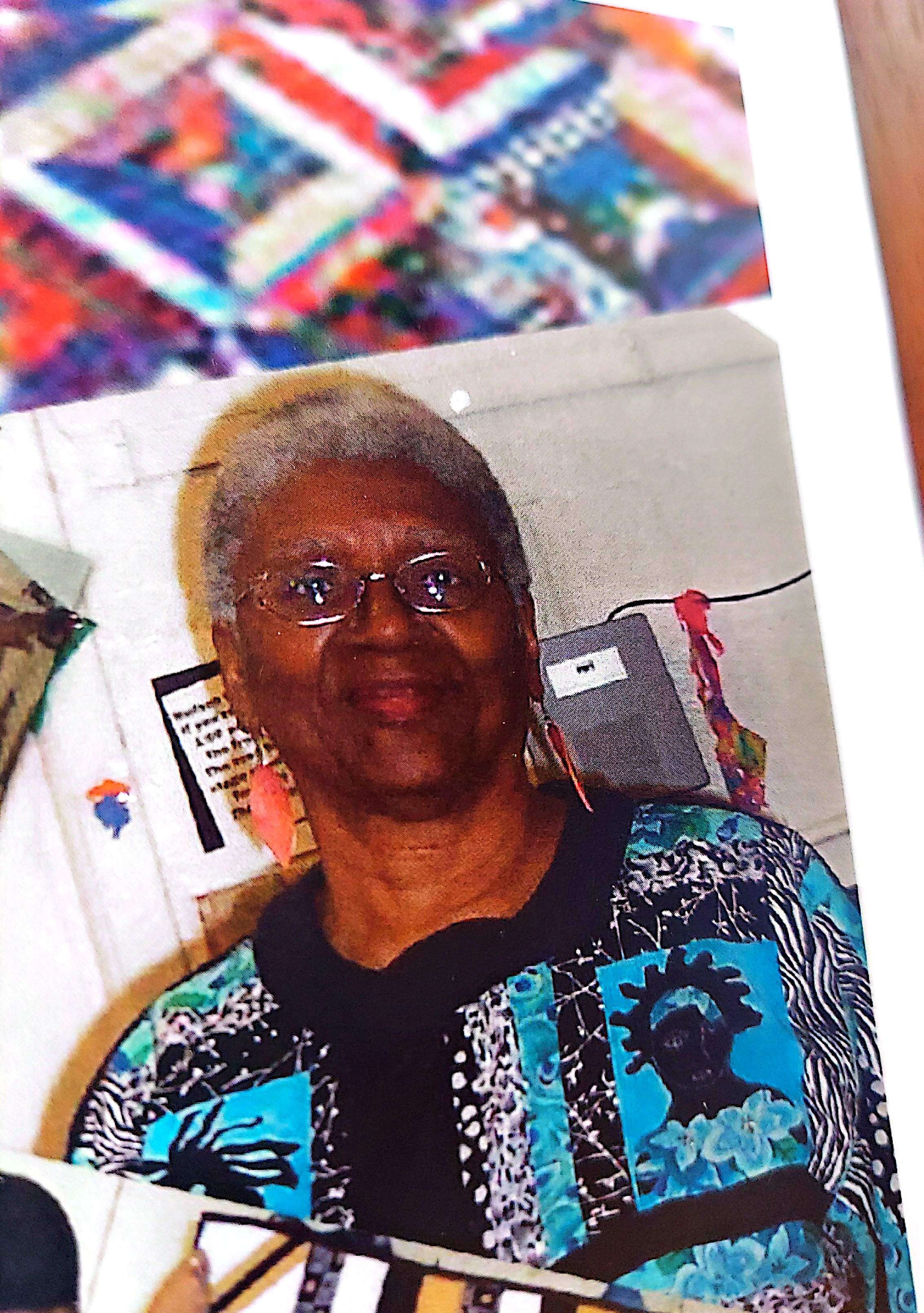 Quilt work by Winifred Sanders, QOCNNY member, September