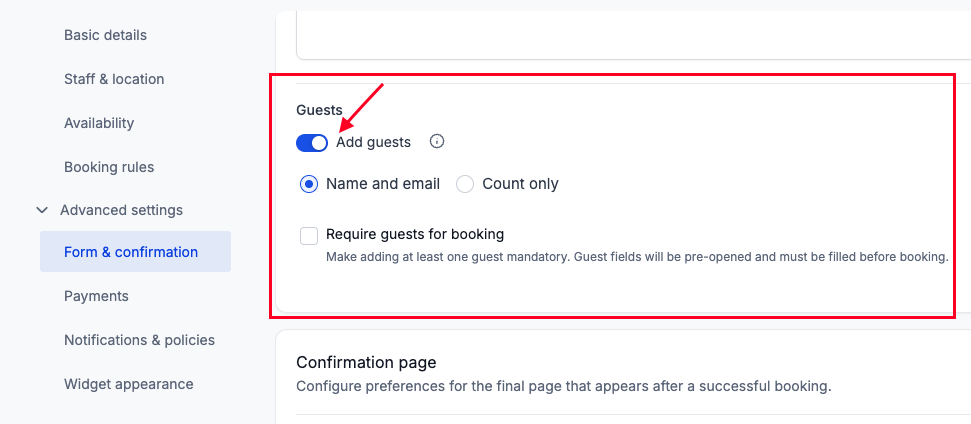 add guests