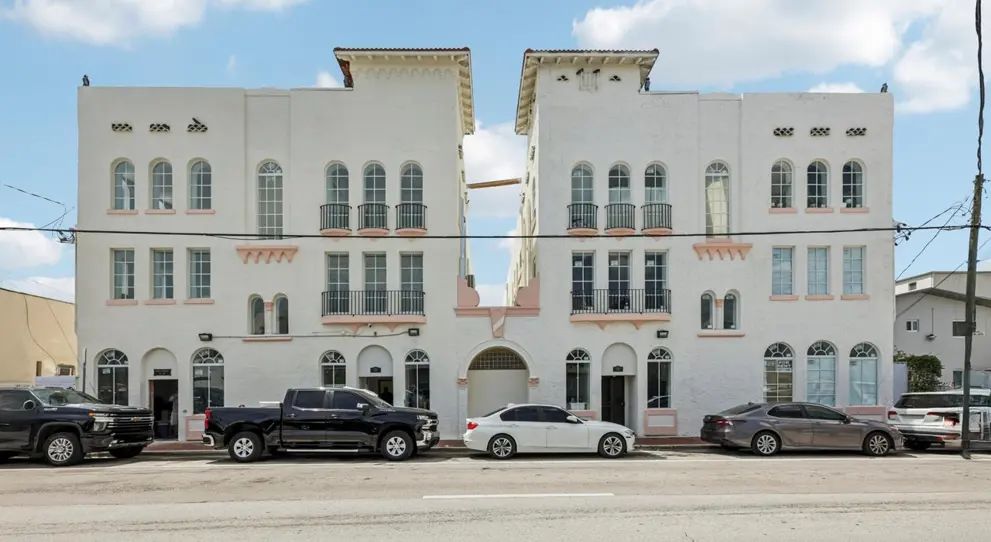 The Andes Apartments building exterior, Little Havana, Miami
