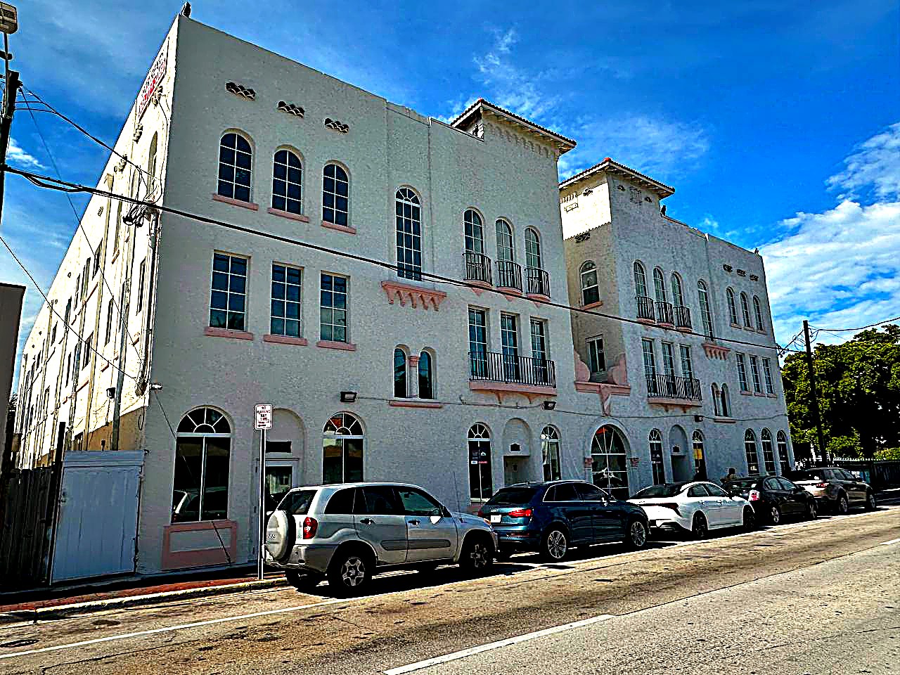 The Andes Apartments building exterior, Little Havana, Miami