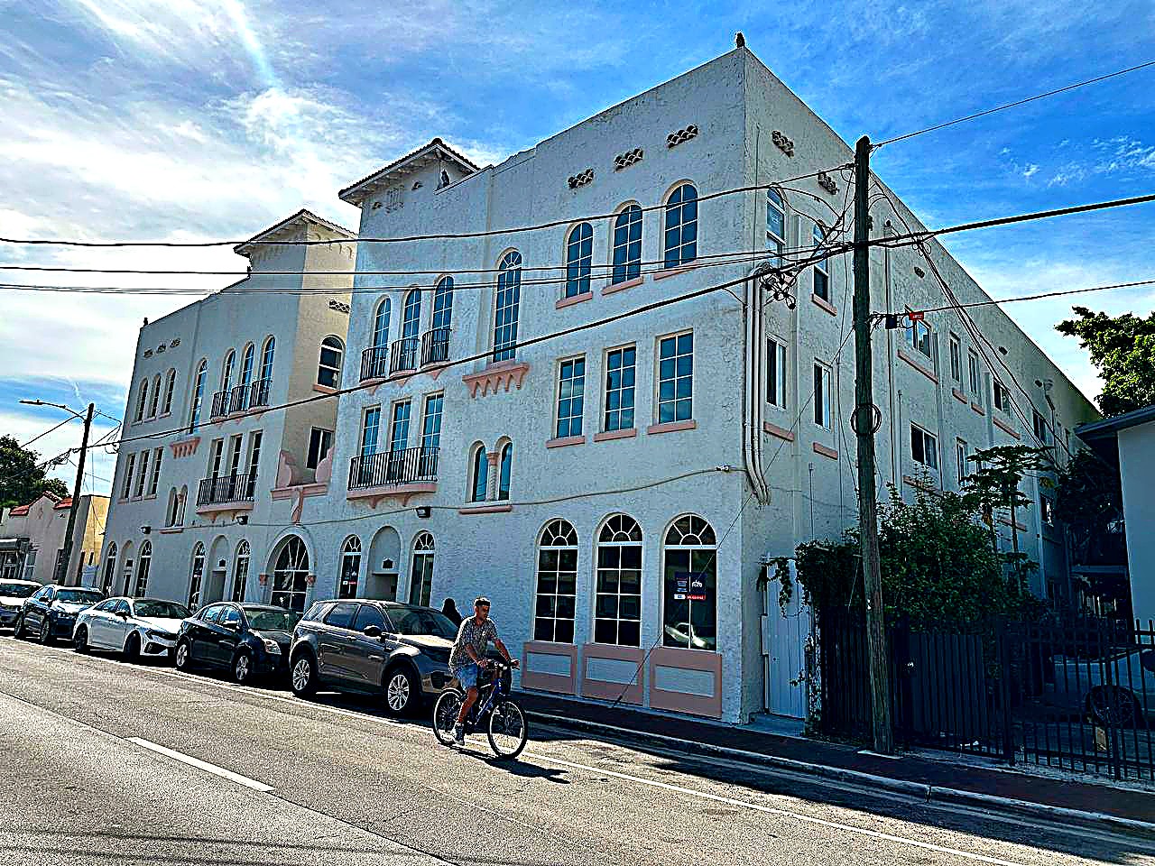 The Andes Apartments, a restored historic building on SW 6th Street in Little Havana, Miami