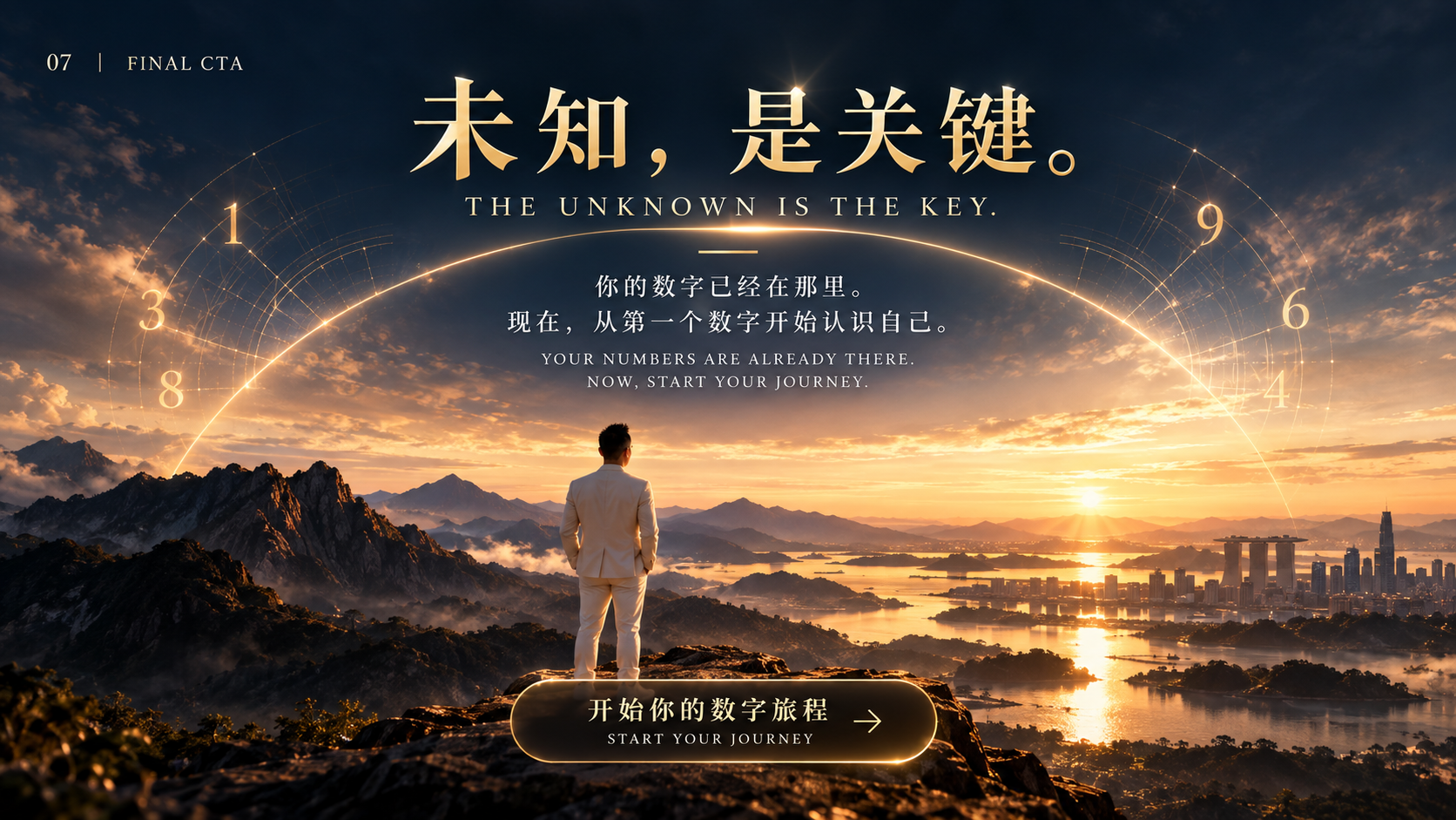 未知，是关键。The Unknown Is the Key.