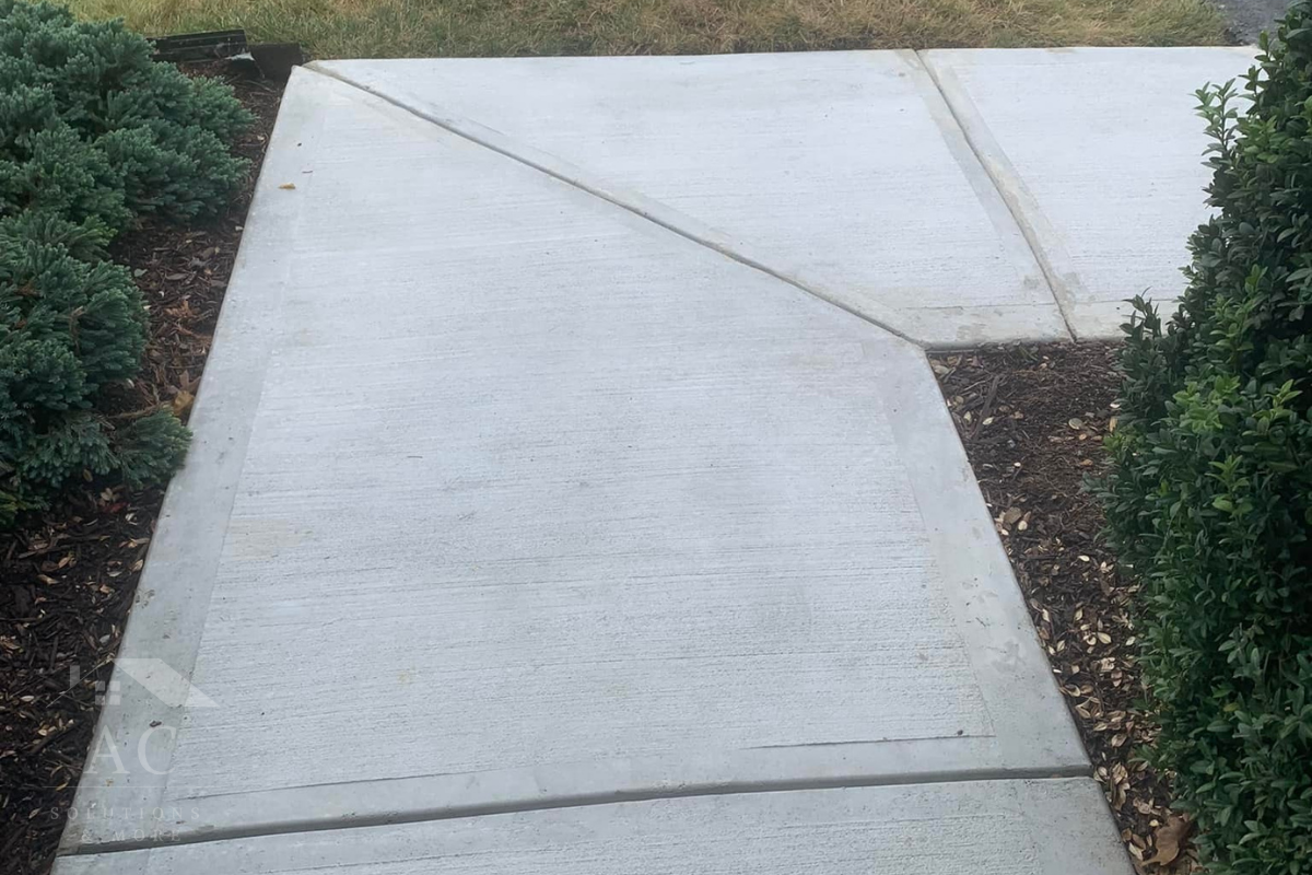 Concrete walkway repair and installation in Lake Frederick, VA