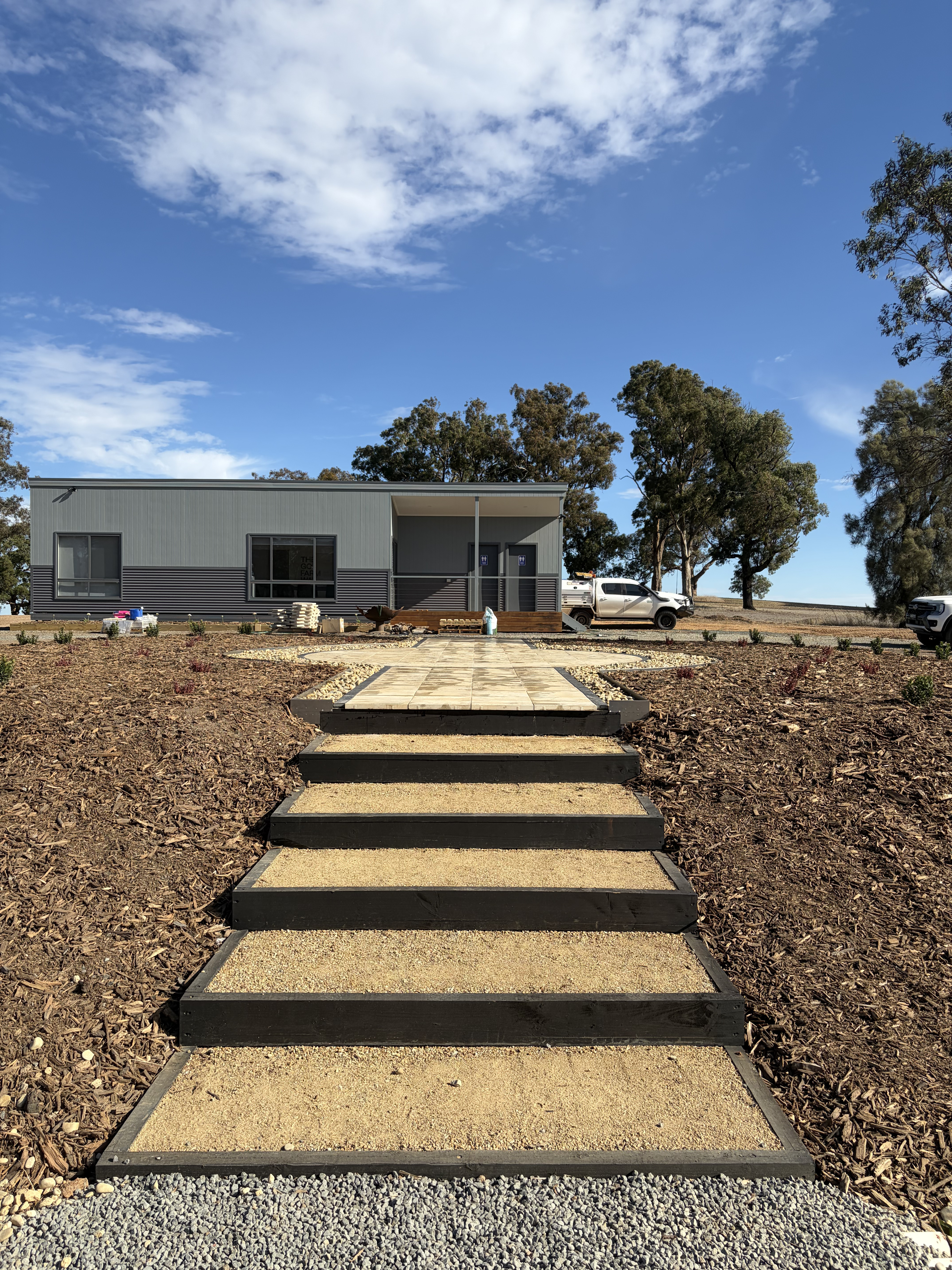Farm Site Office & Civil Groundworks at Eurambeen