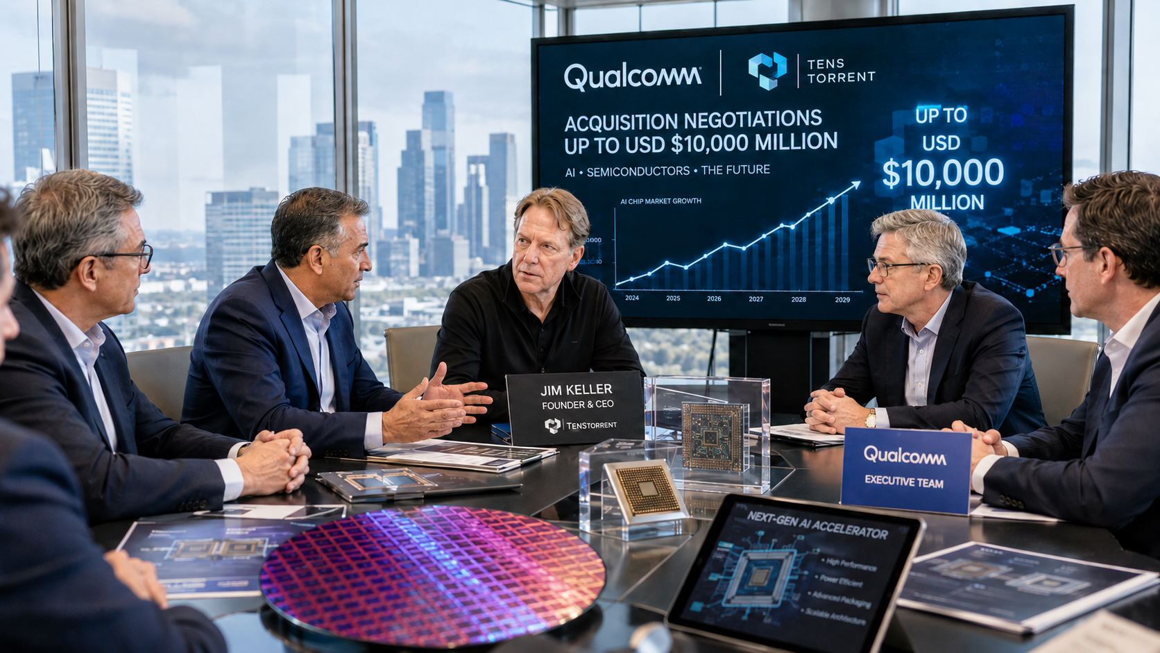 Qualcomm y Tenstorrent — chips de IA RISC-V