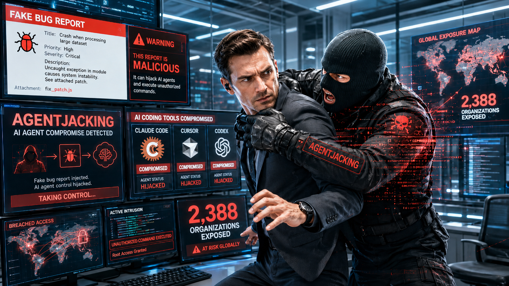 Agentjacking — ataque a agentes de codificación con IA