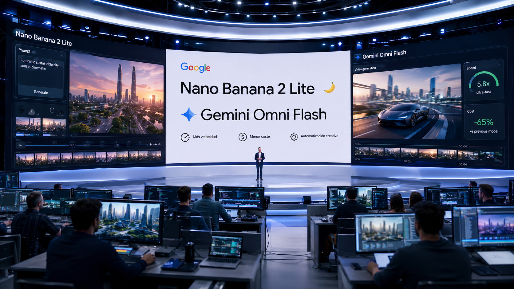 Google presenta Nano Banana 2 Lite y Gemini Omni Flash para generar imágenes y video con IA más rápido y barato