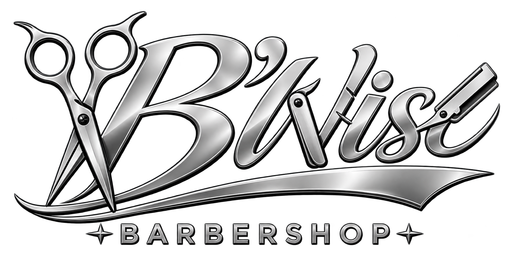 B'Wise Barbershop logo