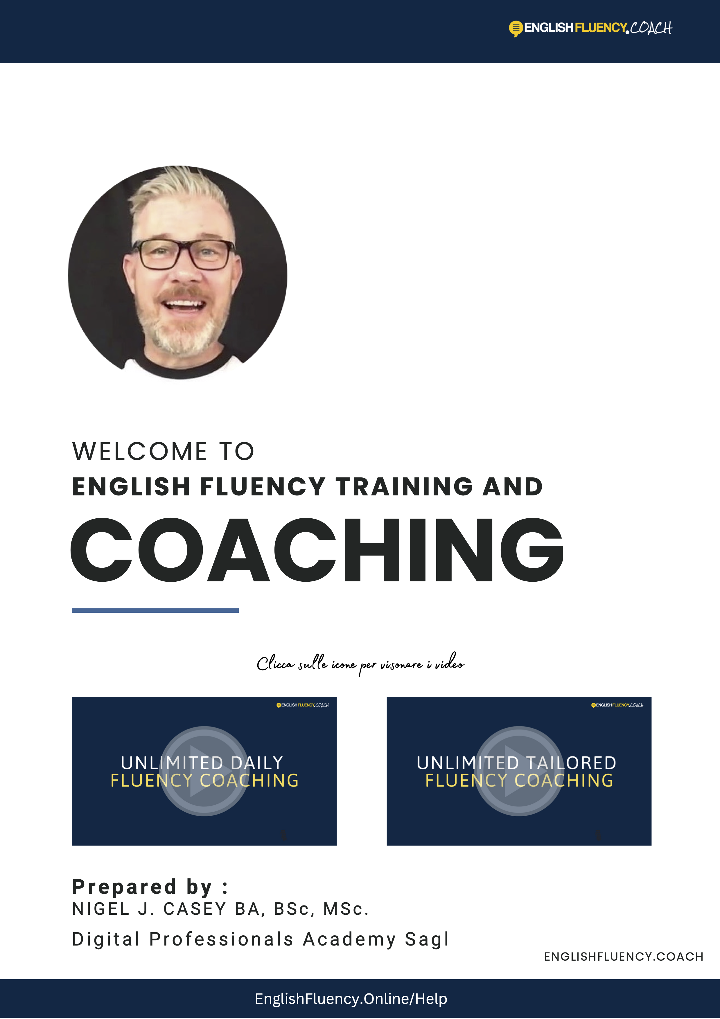 Welcome to English Fluency Coaching cover