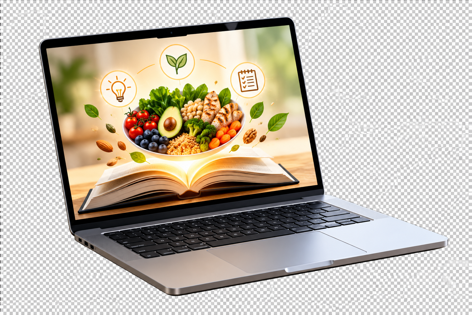 Seekhne ka mahaul: kitaab aur notebook