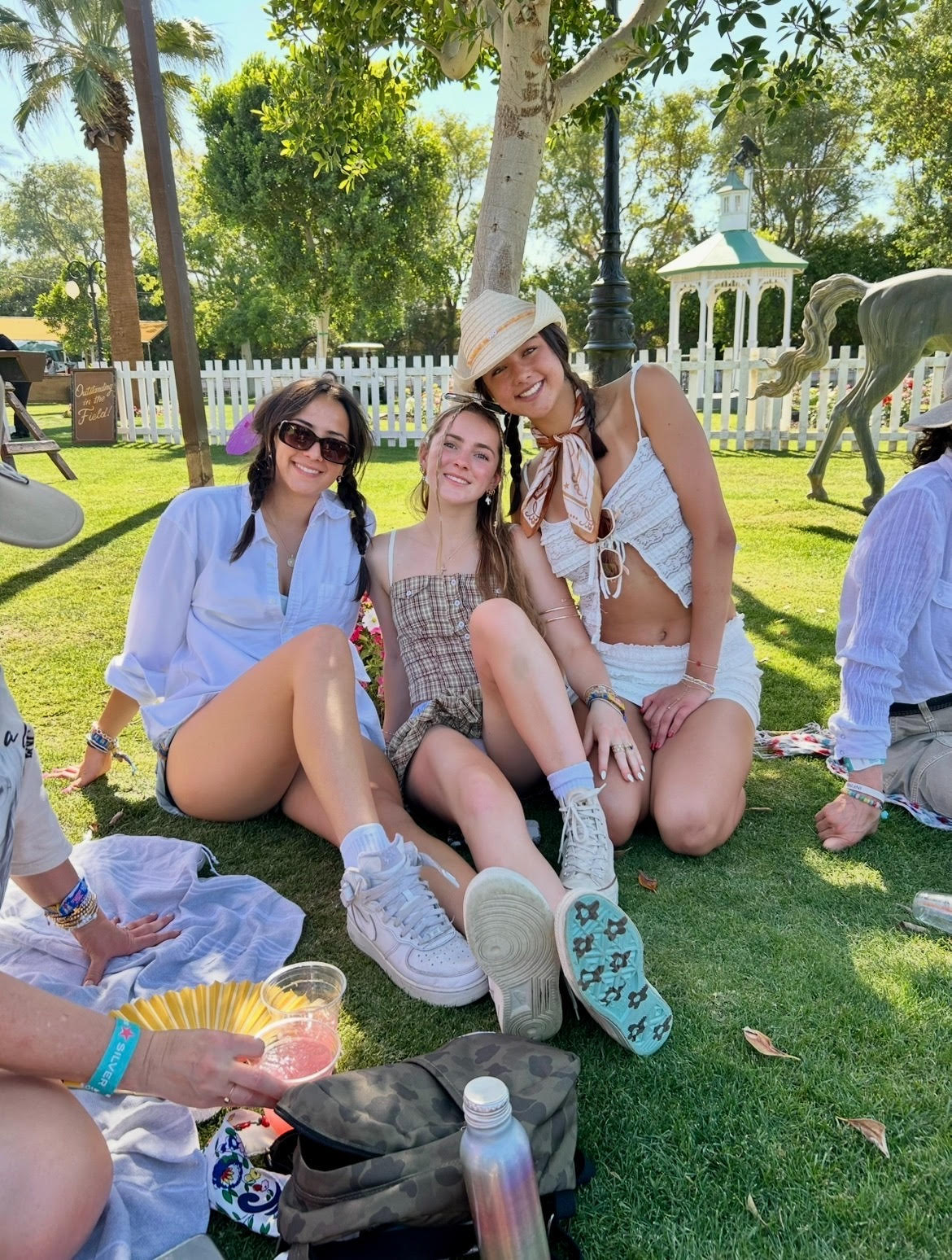 Friends enjoying Coachella