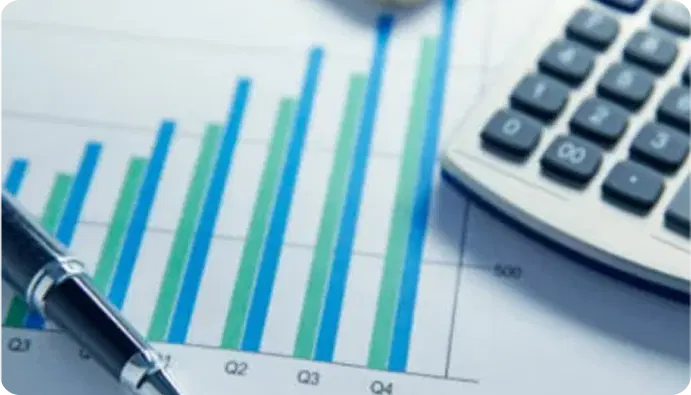Financial reports illustration