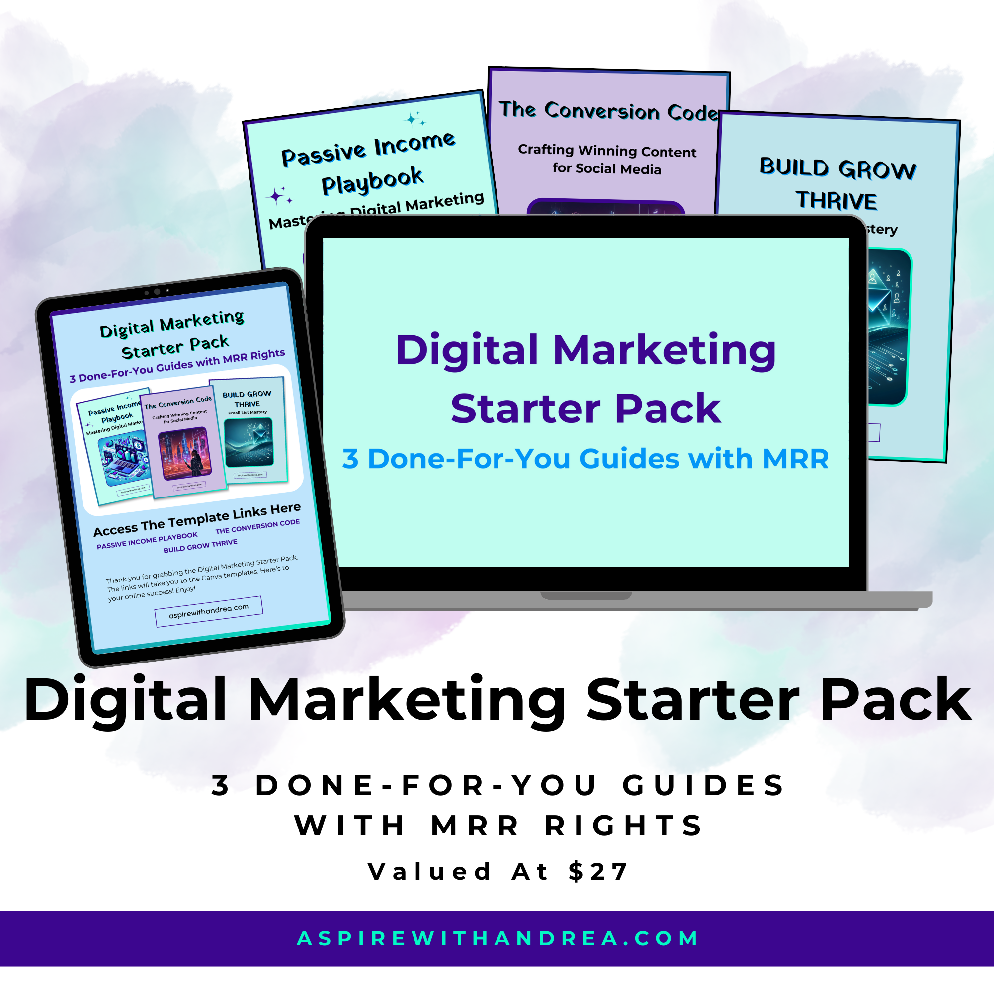 Digital Marketing Starter Pack - 3 DFY Guides
