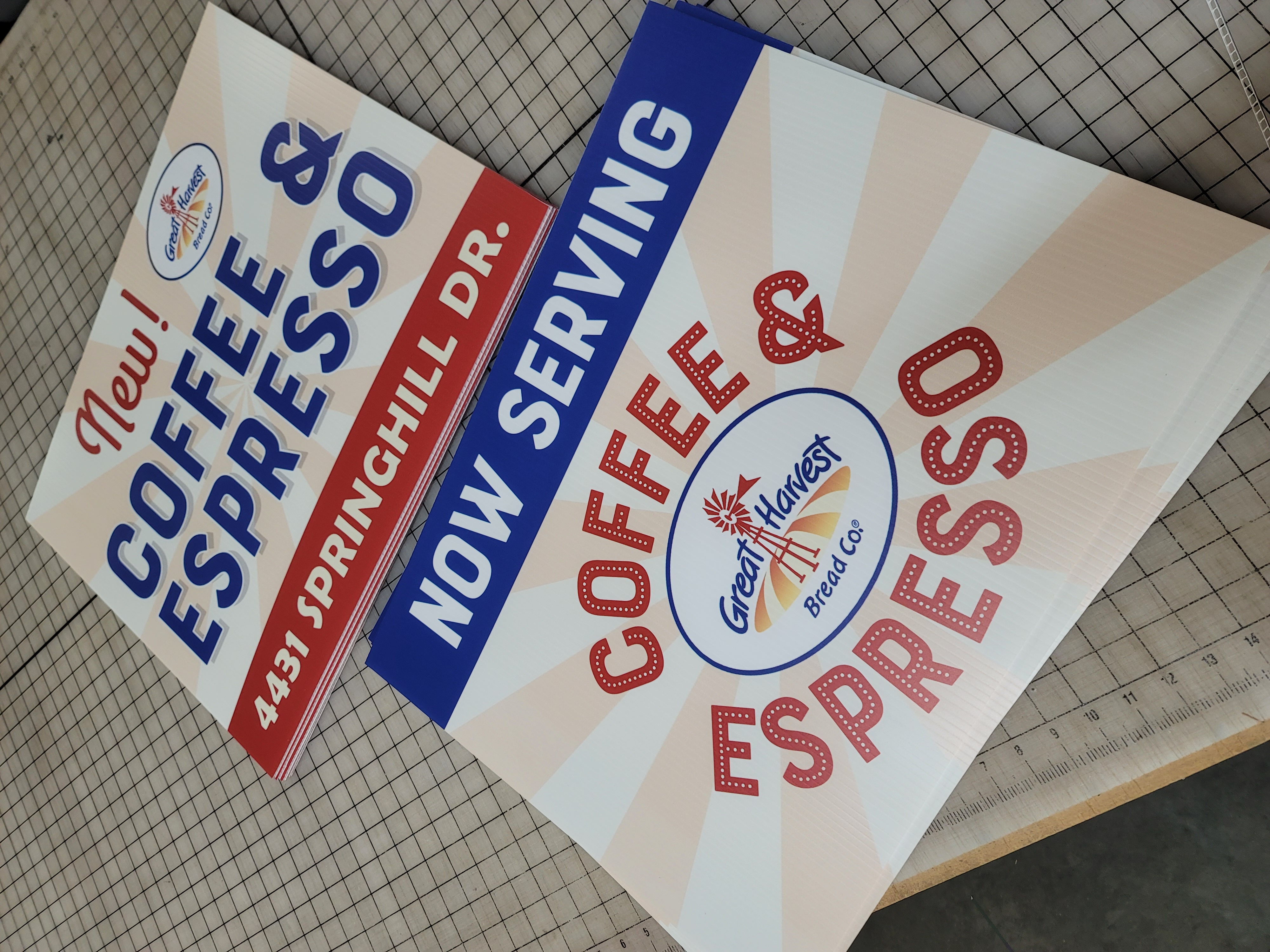 Yard Signs — Example 1