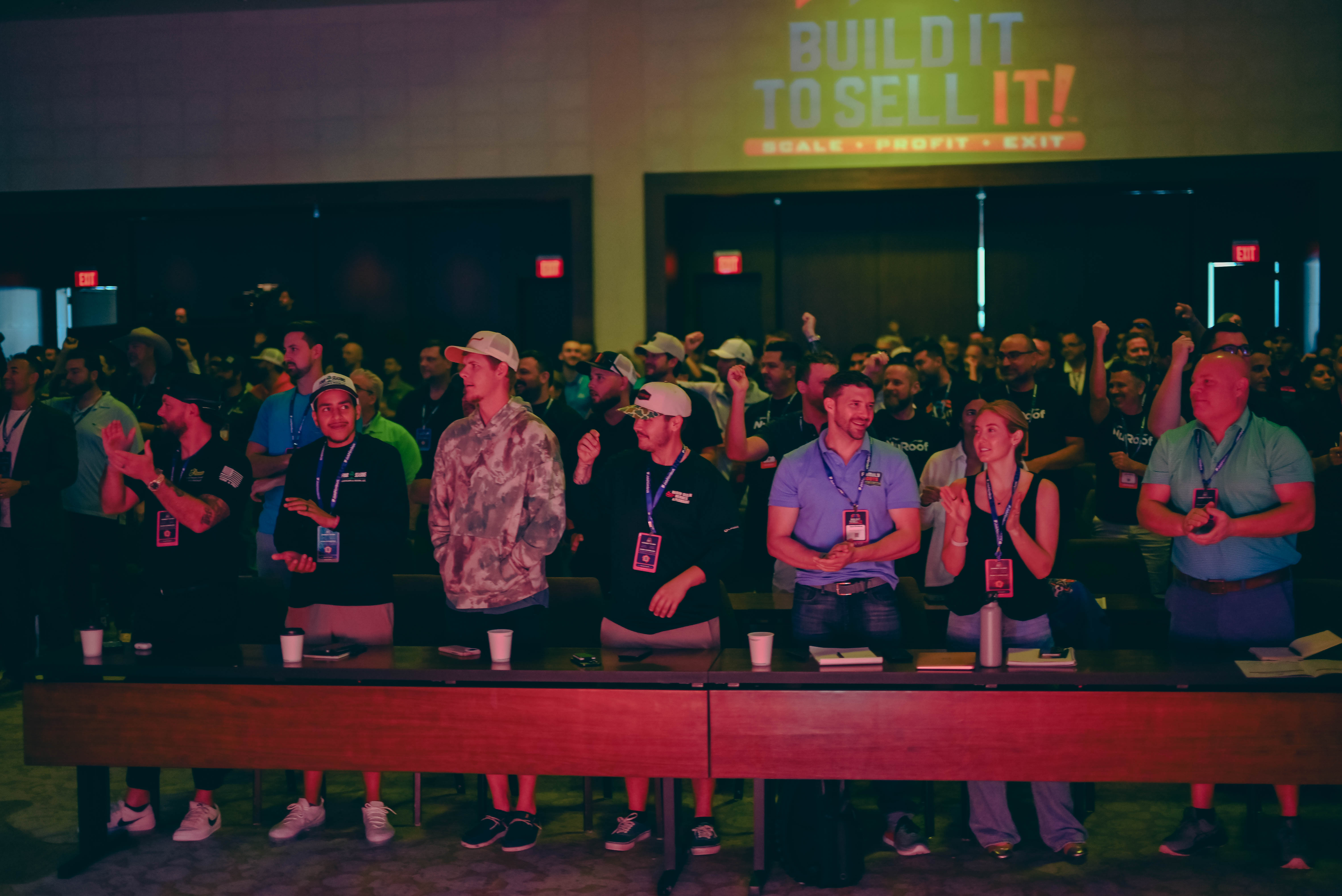 Build It To Sell It attendees connecting and learning together