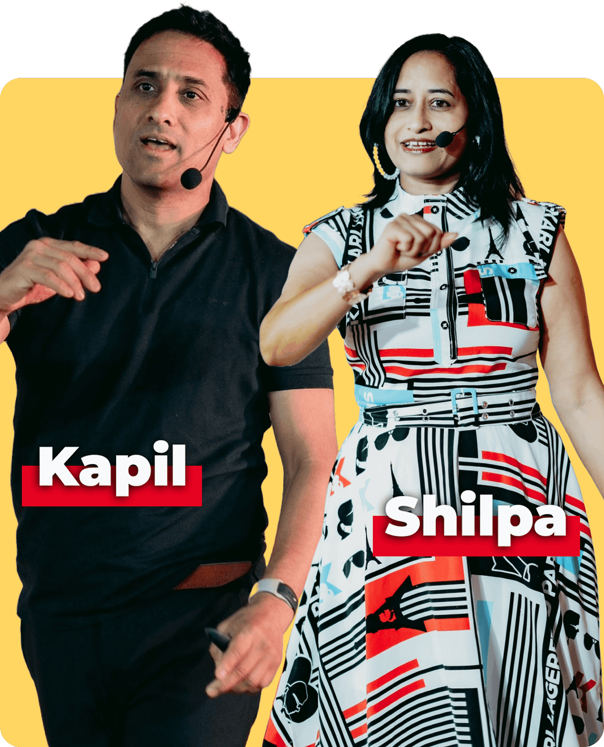 Kapil and Shilpa Kulshreshtha