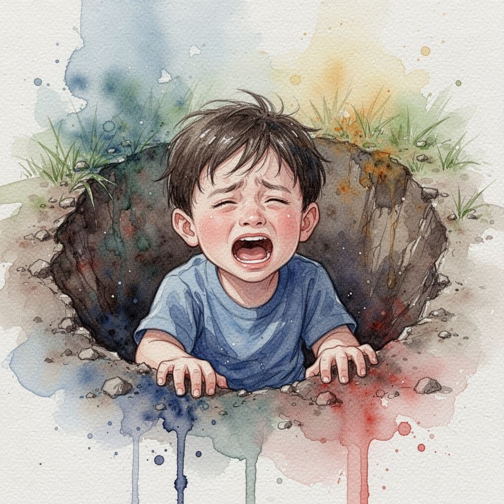 little boy stuck in hole little boy stuck in hole
