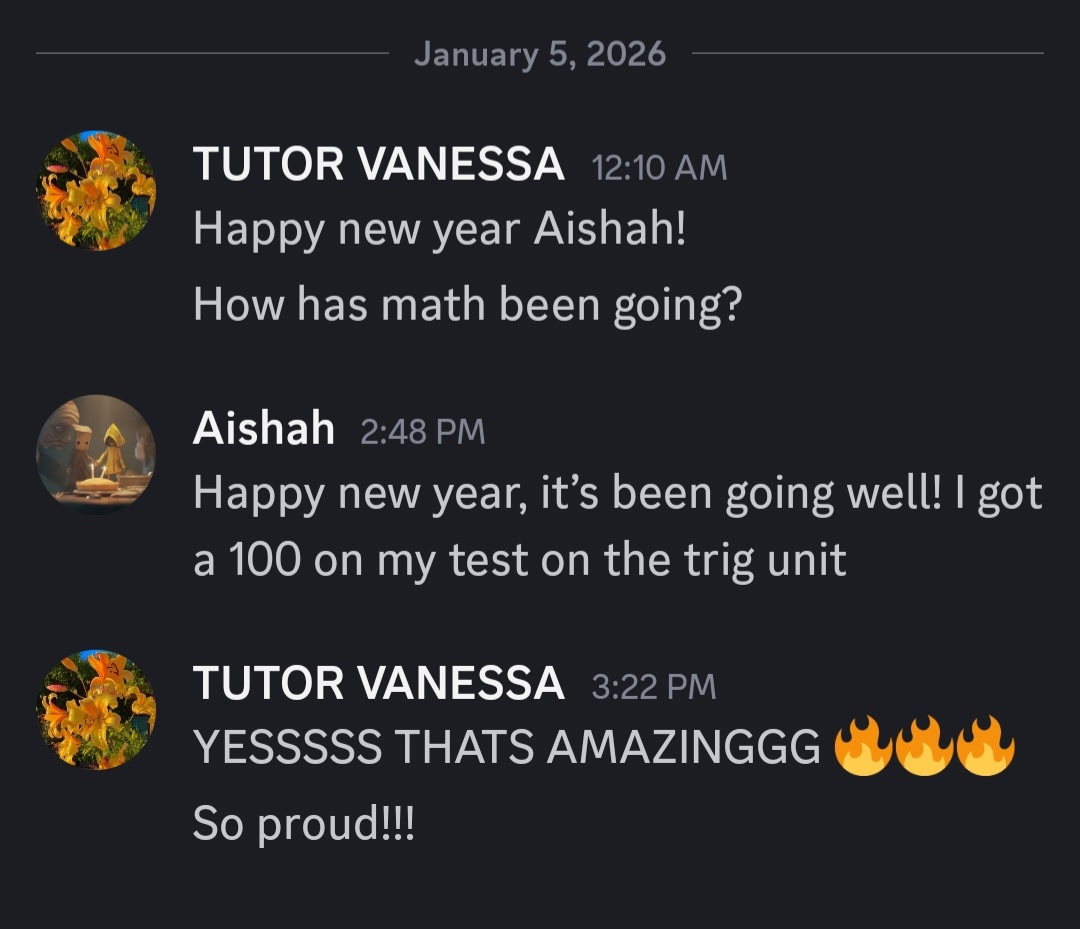 Student win shared inside Live2Learn Academy