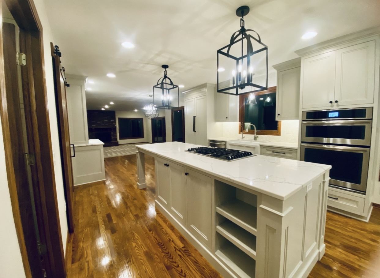 A finished Minnesota kitchen cleaned and ready for use