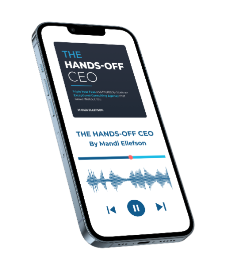 Image of Mobile Phone playing The Hands Off CEO audiobook