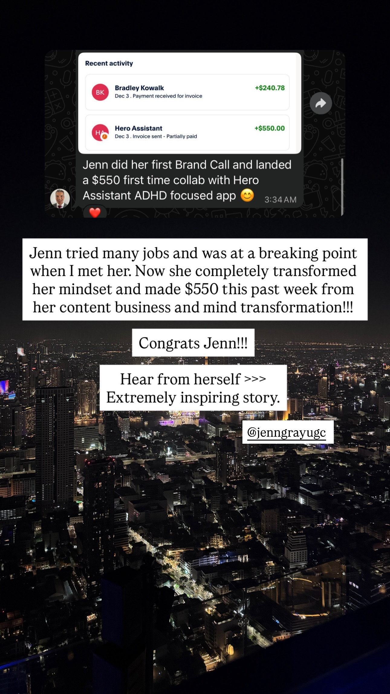 Client result