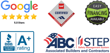 roofing contractor review badges