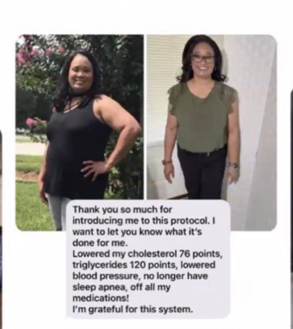 Testimonial — Lower Cholesterol, No More Sleep Apnea