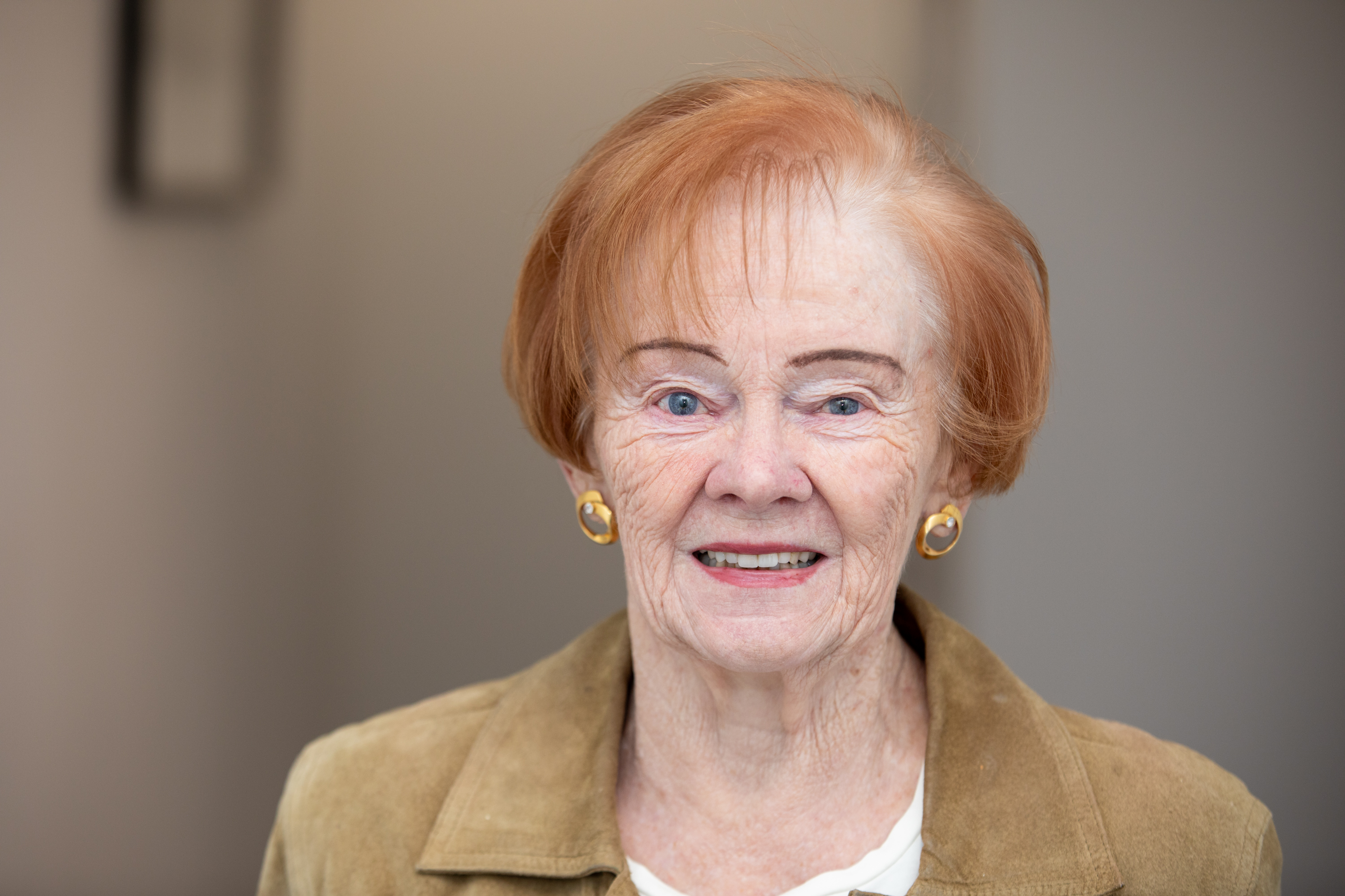 Patient smile after dental implant treatment