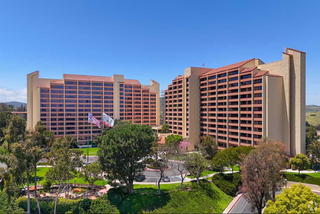 The Towers high-rise buildings at Laguna Woods Village in Orange County
