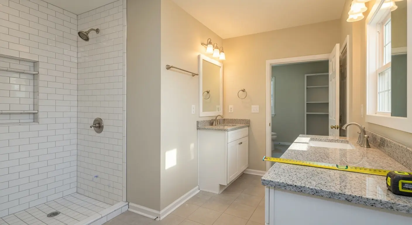 Bathroom renovation project