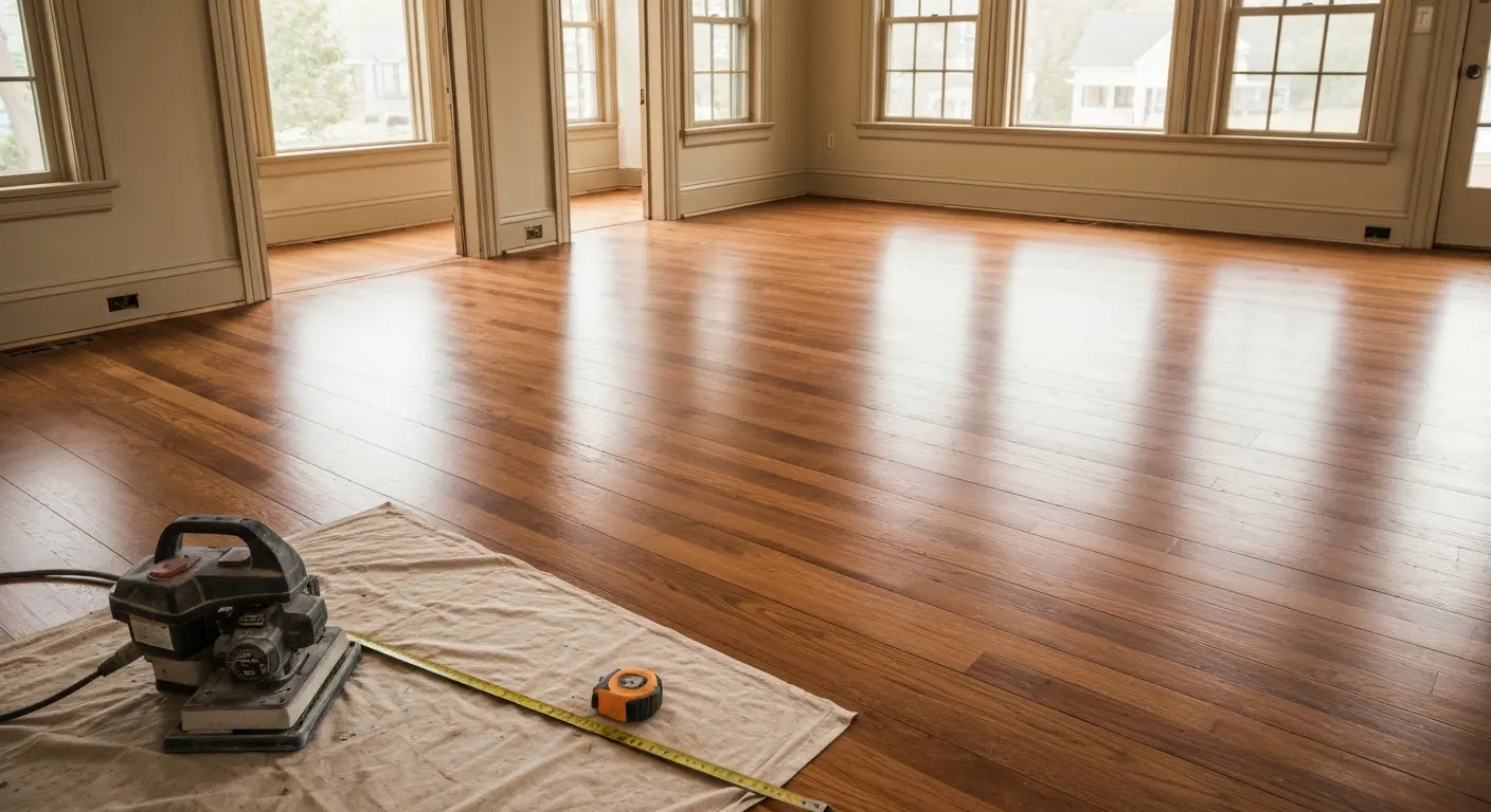 Hardwood flooring installation