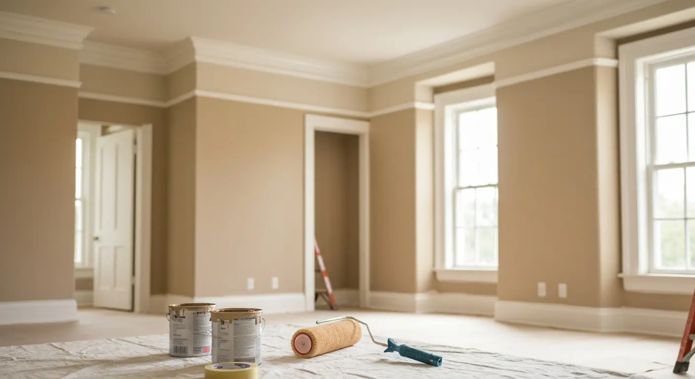 Bedroom painting project