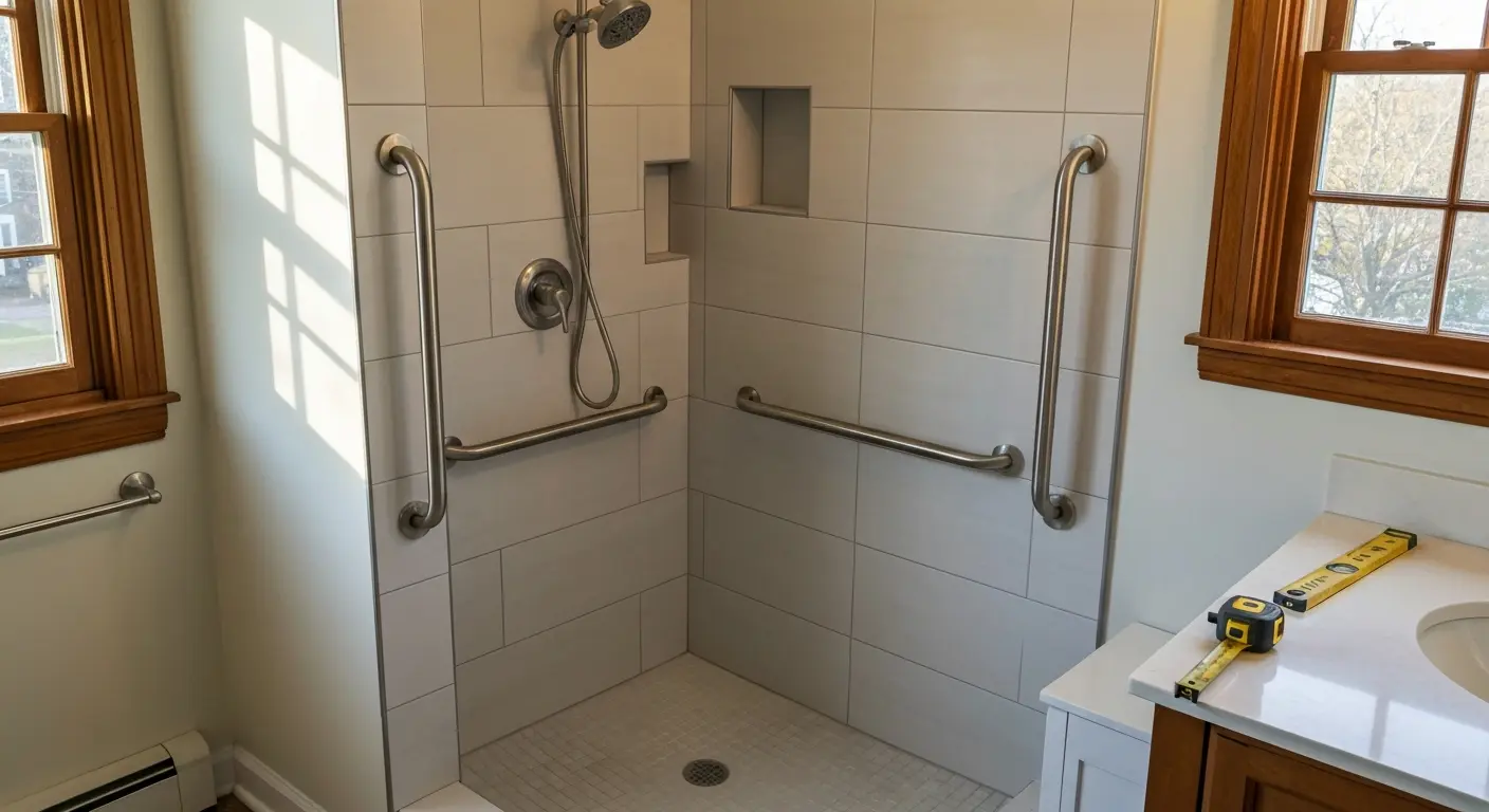 Accessible shower design