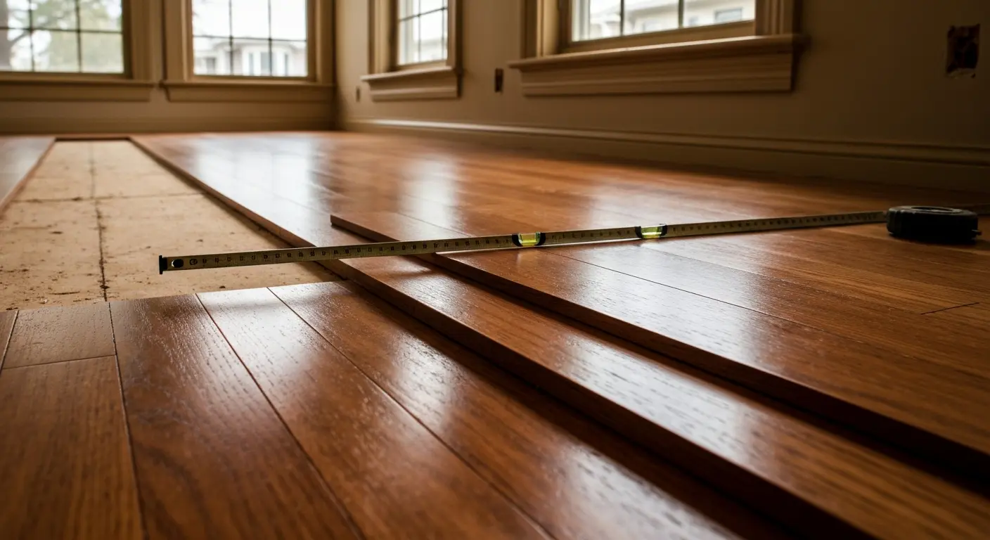 Wood flooring installation