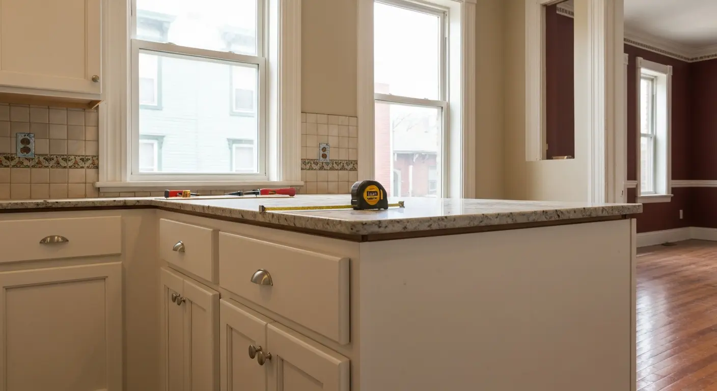 Kitchen cabinet installation