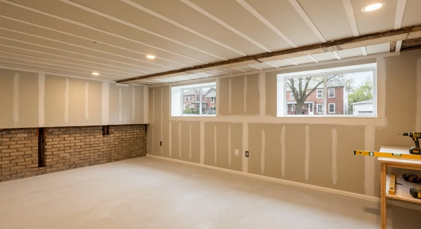 Basement finishing project