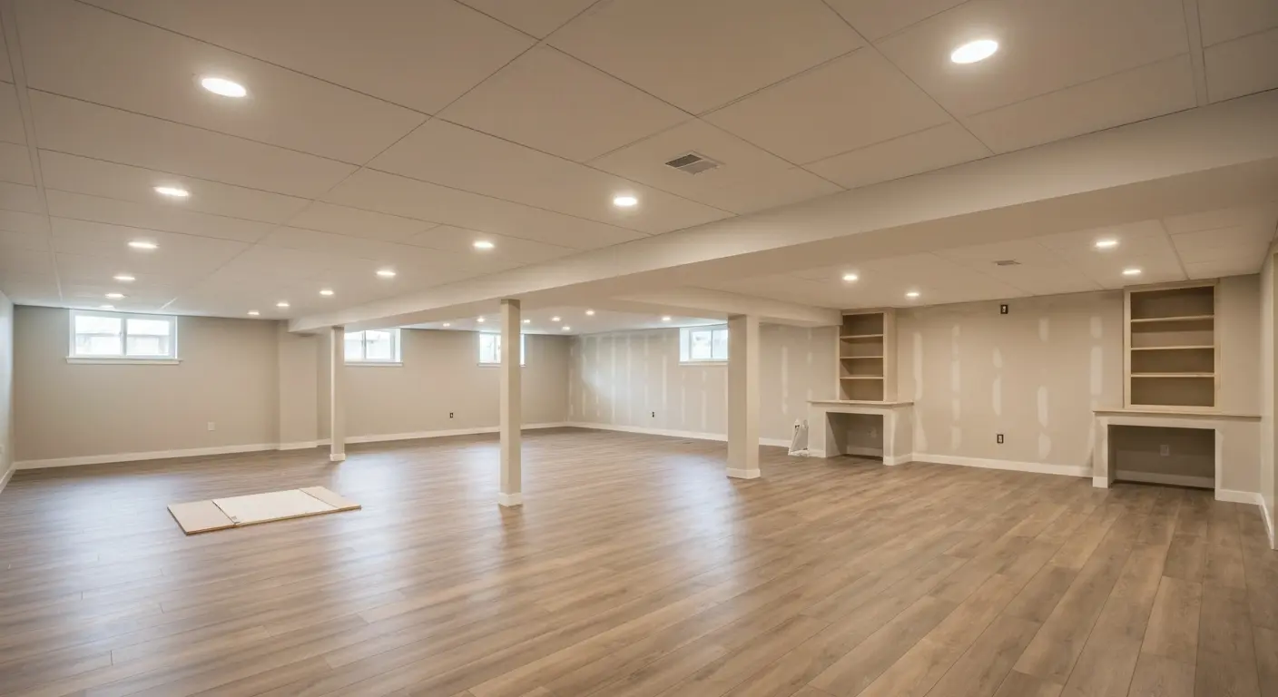 Finished basement