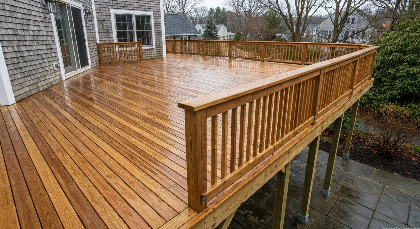 Standard elevated deck in Williamstown