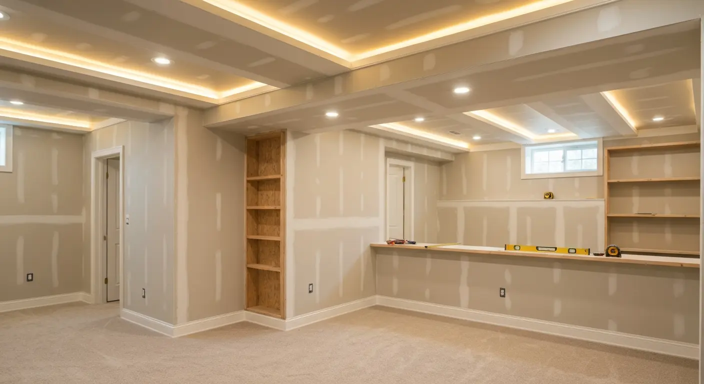 Basement finishing project