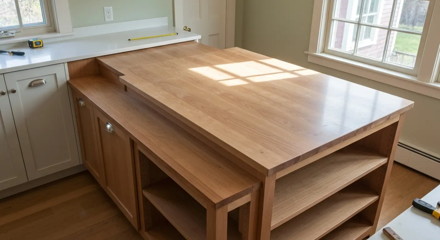 Custom kitchen island design